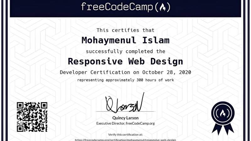 Mohaymenul Islam - Web Developer & WordPress Expert